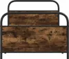 vidaXL Rám postele bez matrace 90x200 cm kouřový dub Náhled obrázku produktu 5