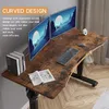 Hilodesk 140cm Elektryczne Biurko stojące z regulowaną Podgląd zdjęcia produktu 9
