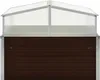 vidaXL Szklarnia brązowa 100 x 100 x 85 cm Stal ocynkowana Podgląd zdjęcia produktu 1