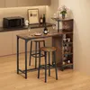 Set da tavolo bistrot BEALIFE, composto da 3 pezzi con Anteprima dell’immagine prodotto 4