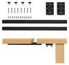 Relaxdays Tafelbladverlenging, 60 cm, uitschuifbaar Productafbeelding-voorbeeld 1