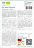 A product information label for BIO Edamame seeds, featuring text, logos, and a QR code. Produktbild-Vorschau