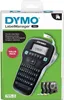 The image shows the packaging of a DYMO LabelManager 160 portable label maker, including the device itself and three D1 label tapes. Produktbild-Vorschau