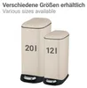 WENKO Treteimer Mod. Design 12 L, Easy-Close, Creme, mit Produktbild-Vorschau 6