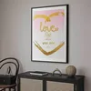 Posterpapier Poster - Love Is Where You Are 60x90 cm Text Produktbild-Vorschau 2