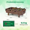 COSTWAY 4 v 1 hrací stôl, stolný futbal, biliard, vzdušný Náhľad obrázku produktu 2
