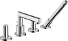 4-Loch-Wannenarmatur AXOR UNO Zerogriff chrom chrom Produktbild-Vorschau 1