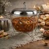 Naczynie Żaroodporne Szklane 3.9L Na Podgrzewaczu Waza Z Podgląd zdjęcia produktu 11