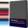 A stack of folded fabric swatches in various colors is shown on the left, and a folded dark gray sheet is shown on the right, with branding and text overlay. Náhled obrázku produktu