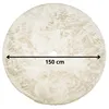 Weihnachtsbaum Rock, Beige, 150 cm Groß, Christbaumdecke, Produktbild-Vorschau 5