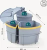 Vestavěný odpadkový koš "Kollby" 2 x 12 l + 1 x 6 l otočný Náhled obrázku produktu 5