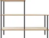 Home Deluxe INDU Scaffale in rovere chiaro 140 x 110 cm I Anteprima dell’immagine prodotto 8