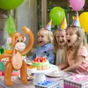 10 x aufblasbarer Affe, Äffchen Schwimmtier, Dschungel Produktbild-Vorschau 5