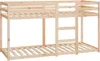 Łóżko piętrowe 80x200 cm lite drewno sosnowe Podgląd zdjęcia produktu 4