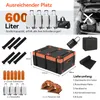 Skládací vodotěsný střešní box Puluomis 410 l s háčky na Náhled obrázku produktu 4