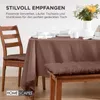 HOMESCAPES 3-dílný polštář na lavici hnědý 100% bavlna Náhled obrázku produktu 7