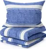 Renforcé-Baumwolle Bettwäsche BLUE LINE blau Produktbild-Vorschau 3
