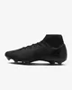 NIKE ZM SUPERFLY 10 ACAD FG/MG Schwarz/Deep Jungle/Schwarz Produktbild-Vorschau 2