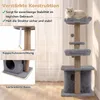 Tiragraffi COSTWAY, 96 cm, tiragraffi con cuccia, Anteprima dell’immagine prodotto 7