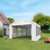 TOOLPORT Partyzelt 4x8 m Pavillon starke PVC 600 N Plane Produktbild-Vorschau 2