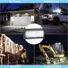 XINZI 2*120W LED Zusatzscheinwerfer, 12-24V DC Flutlicht Produktbild-Vorschau 3
