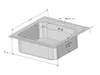 50 × 50 cm Einbauspüle Edelstahl Komplettset mit Armatur & Produktbild-Vorschau 7