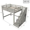 Flieks Etagenbett 140x200cm mit Stauraumtreppe, Hochbett Produktbild-Vorschau 5