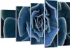 Bild auf Leinwand - Leinwandbild - 5 Teile - Blau Kaktus Produktbild-Vorschau 1
