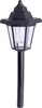 A black solar garden light on a white background. Produktbild-Vorschau