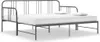 Divano letto allungabile in metallo grigio 90x200 cm Anteprima dell’immagine prodotto 3