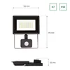 Spectrum LED LUX3 Fluter schwarz 20W Strahler 2000lm IP44 Produktbild-Vorschau 7
