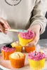 Mini grattoir en silicone avec manche en bois 3 pièces Voir les images du produit 5
