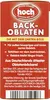 Hoch | runde Back Oblaten | 50 mm | 37g pro Packung | 1er Produktbild-Vorschau 5