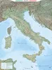GeoMetro XL Italienkarte auf Italienisch mit Laminierung Produktbild-Vorschau 1