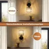 ZMH Wandleuchte Kristall Wandlampe Innen Wandbeleuchtung Produktbild-Vorschau 4