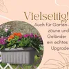 4er Set Blumenkasten Balkongeländer Balkon Blumenkasten Produktbild-Vorschau 6