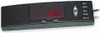 A close-up, slightly angled view of a black digital humidity controller with a red LED display. Produktbild-Vorschau