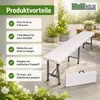 TRUTZHOLM Bierzeltbank klappbar für 4 Personen, 180 x 30 x Produktbild-Vorschau 7