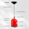Wiltec Ölauffangwagen 75 l Ölablassgerät 145-185 cm, Produktbild-Vorschau 8