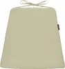 A single beige seat cushion with ties. Podgląd zdjęcia produktu