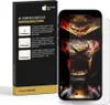 A product box and a phone screen protector are shown. Produktbild-Vorschau