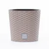 Plastový obal na kvetináč RATO ROUND 2v1 hnedosivý d30x27cm Náhľad obrázku produktu 10