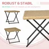 Outsunny Beistelltisch Gartentisch Klapptisch klappbar Produktbild-Vorschau 6