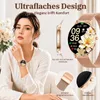 Damen Smartwatch 2026 mit Anrufen,Herzfrequenz,SpO₂ & Produktbild-Vorschau 3