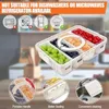 Snackbox mit 8 Fächern und Deckel - Auslaufsicherer Produktbild-Vorschau 3