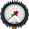 A close-up, front-facing view of a tire pressure gauge. Náhľad obrázku produktu