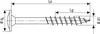 SPAX® 0251010802405 SPAX® Holzbauschrauben T40 Tellerkopf Anteprima dell’immagine prodotto 19
