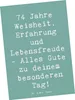 Mr. & Mrs. Panda Postkarte Spruch 74. Geburtstag - Produktbild-Vorschau 1