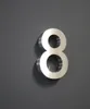 Hausnummer Premium Edelstahl in 3D Design Arial H20cmxT3cm Produktbild-Vorschau 3