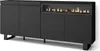 Sideboard, Highboard, 200x35x87cm, 4 Türen, Elektrokamin. Produktbild-Vorschau 1
